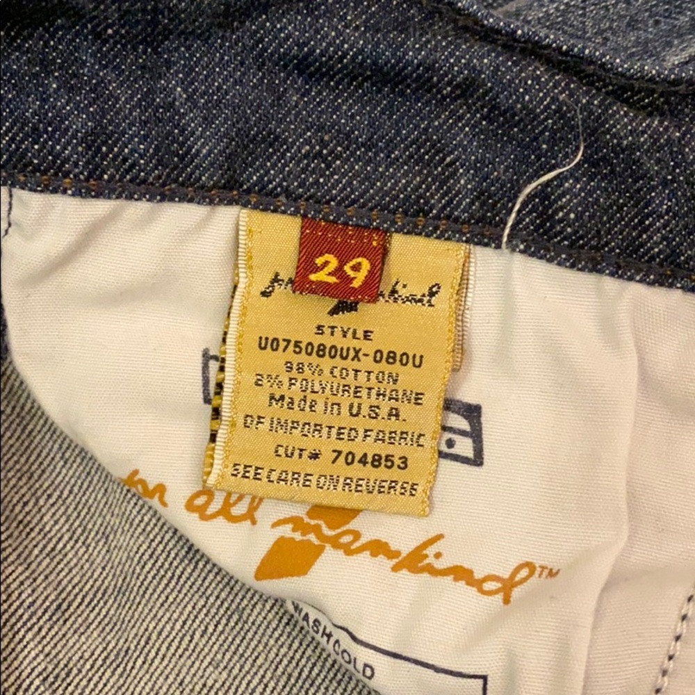7 for all mankind size 29 Swarovski accent on back - Picture 6 of 7